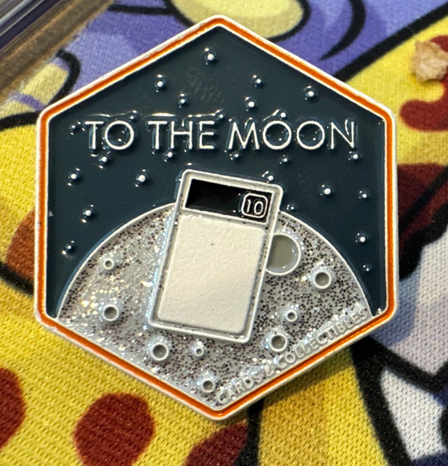 VeeCon Approved Clear Zip Messenger Bag+ Numbered To The Moon Pin